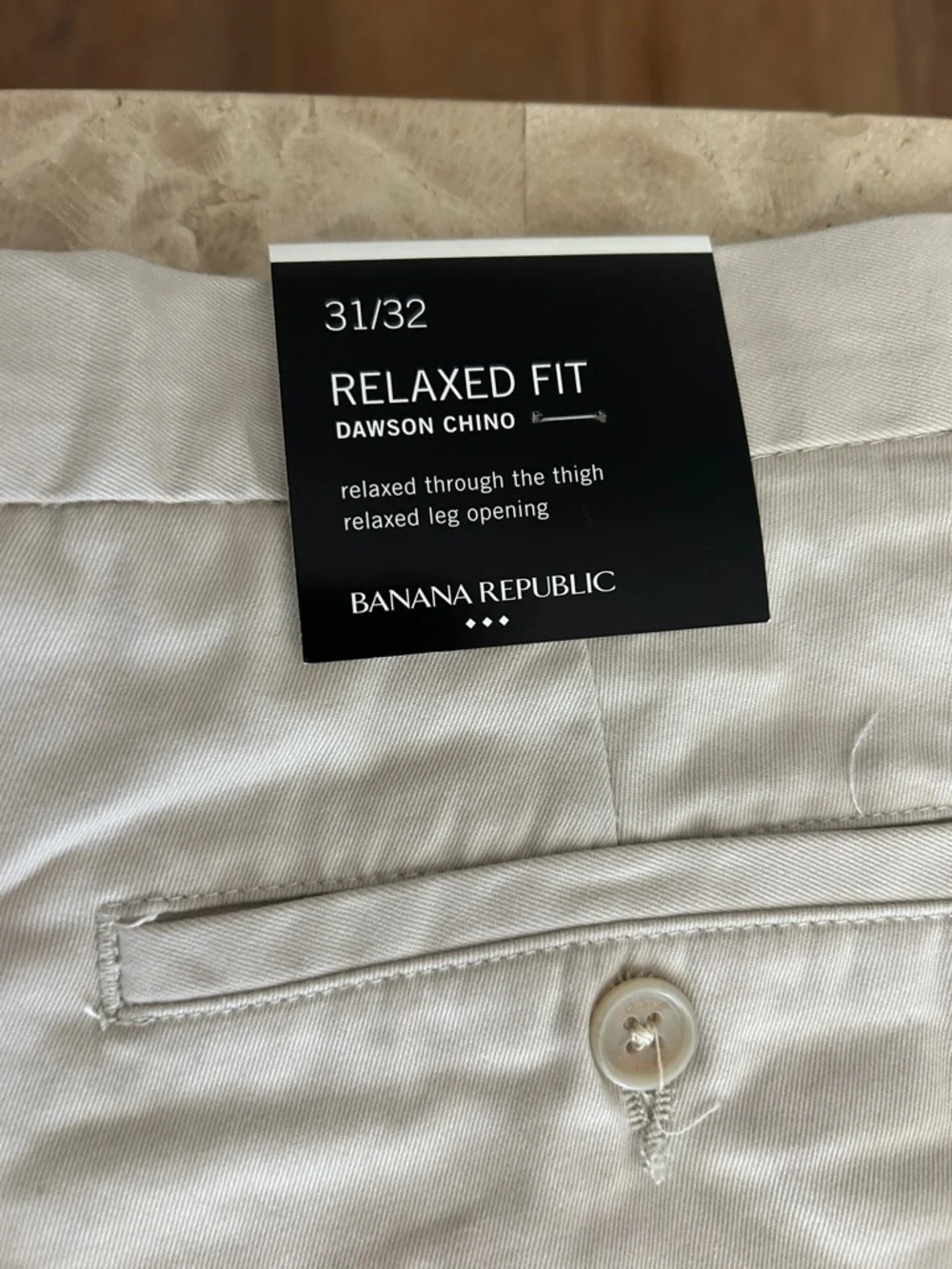 New Banana Republic Relaxed Fit‎ Dawson Chino Mens Size 31x32
